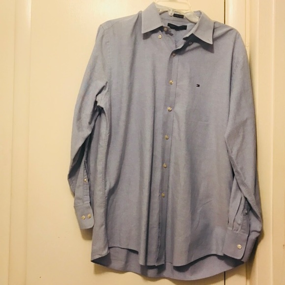 NWOT Tommy Hilfiger Dress Shirt SzL - Picture 2 of 8